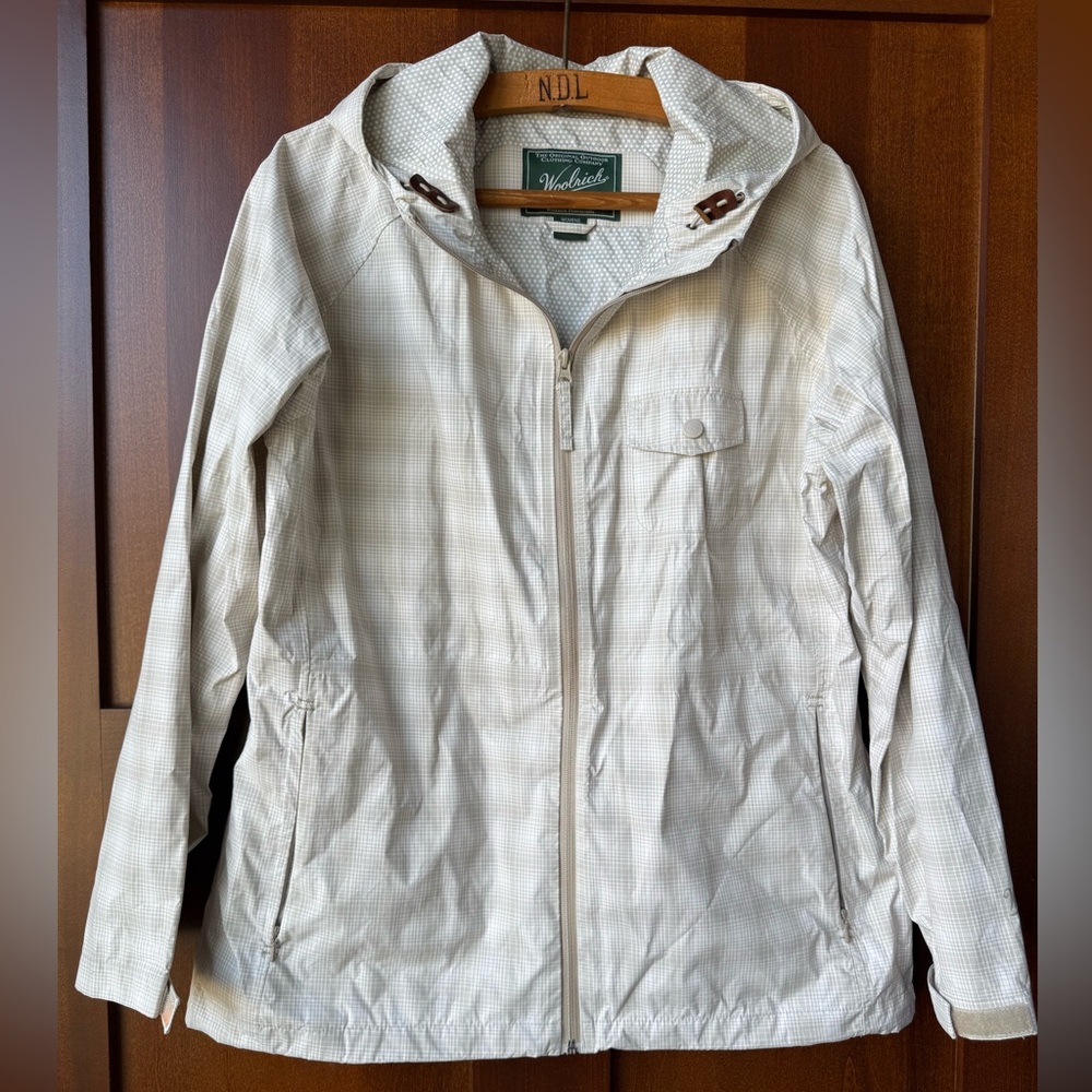 Women’s Woolrich Stone Packable Rain Cost Size Large